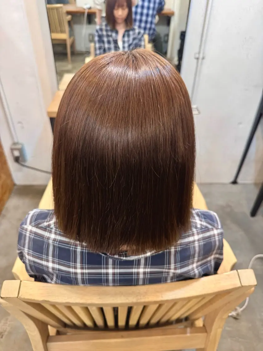 ショート カラー ブラウンカラー モデル募集中 🫧こうめ🫧のヘアスタイル