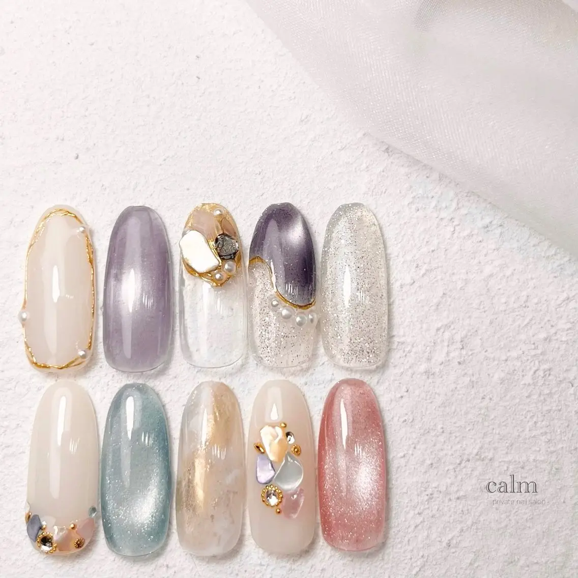 ネイル ハンドネイル calm 〔ｶｰﾑ〕のネイルデザイン