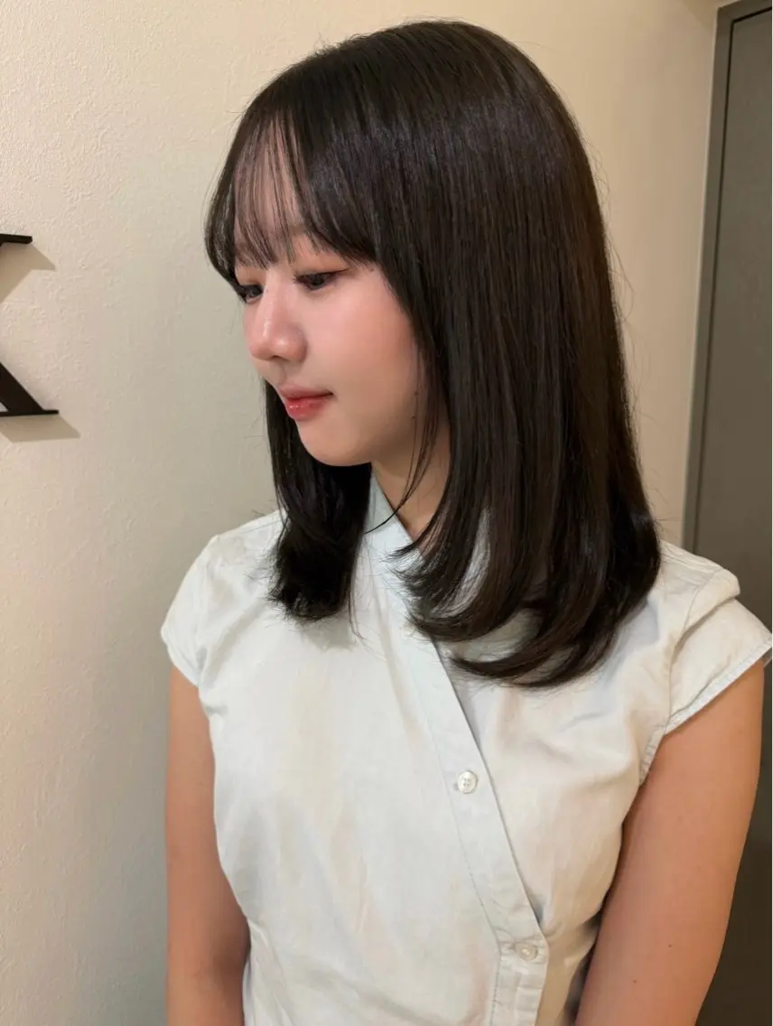 ミディアム ミディアムレイヤー レイヤーカット その他 なつみ🐈⬛🎀 束感まつ毛/梅田🎵のその他イメージ