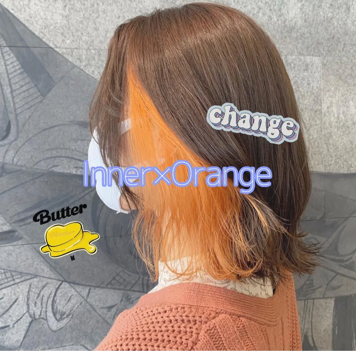 ミディアム カラー ブリーチ カット ヘアカラー Kana 🍋 ハイトーン【高円寺】のヘアスタイル