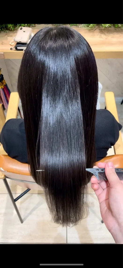 セミロング 髪質改善 トリートメント 横浜パーマ🌐ボブ✨ 暖色カラーもえかのヘアスタイル