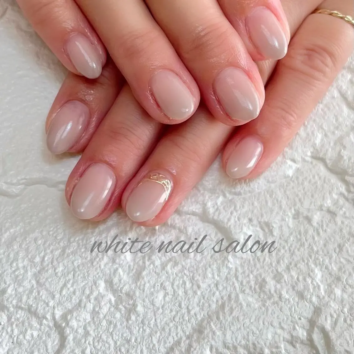 ネイル アートネイル フットネイル ジェルネイル ハードジェル ラメ(グリッター) white nail salonのネイルデザイン