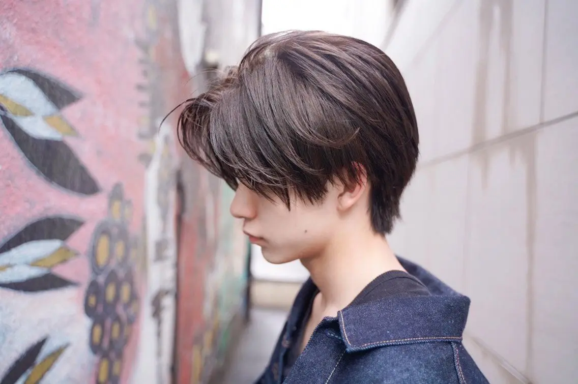 ショート メンズ ヘアカラー SHO 👻原宿 /艶カラーのヘアスタイル
