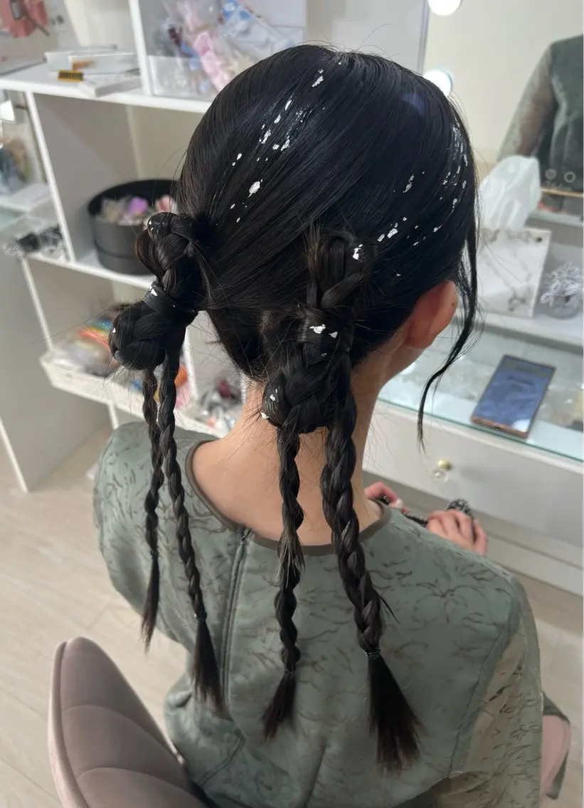 ロング ヘアアレンジ 大羅 海比のヘアスタイル