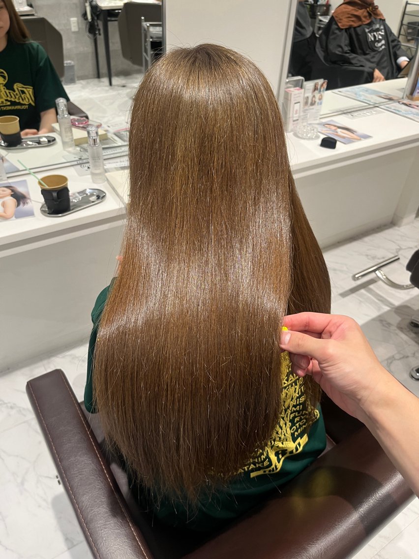 ロング カラー ヘアカラー Grow by NYNY 坂本 理輝のヘアスタイル