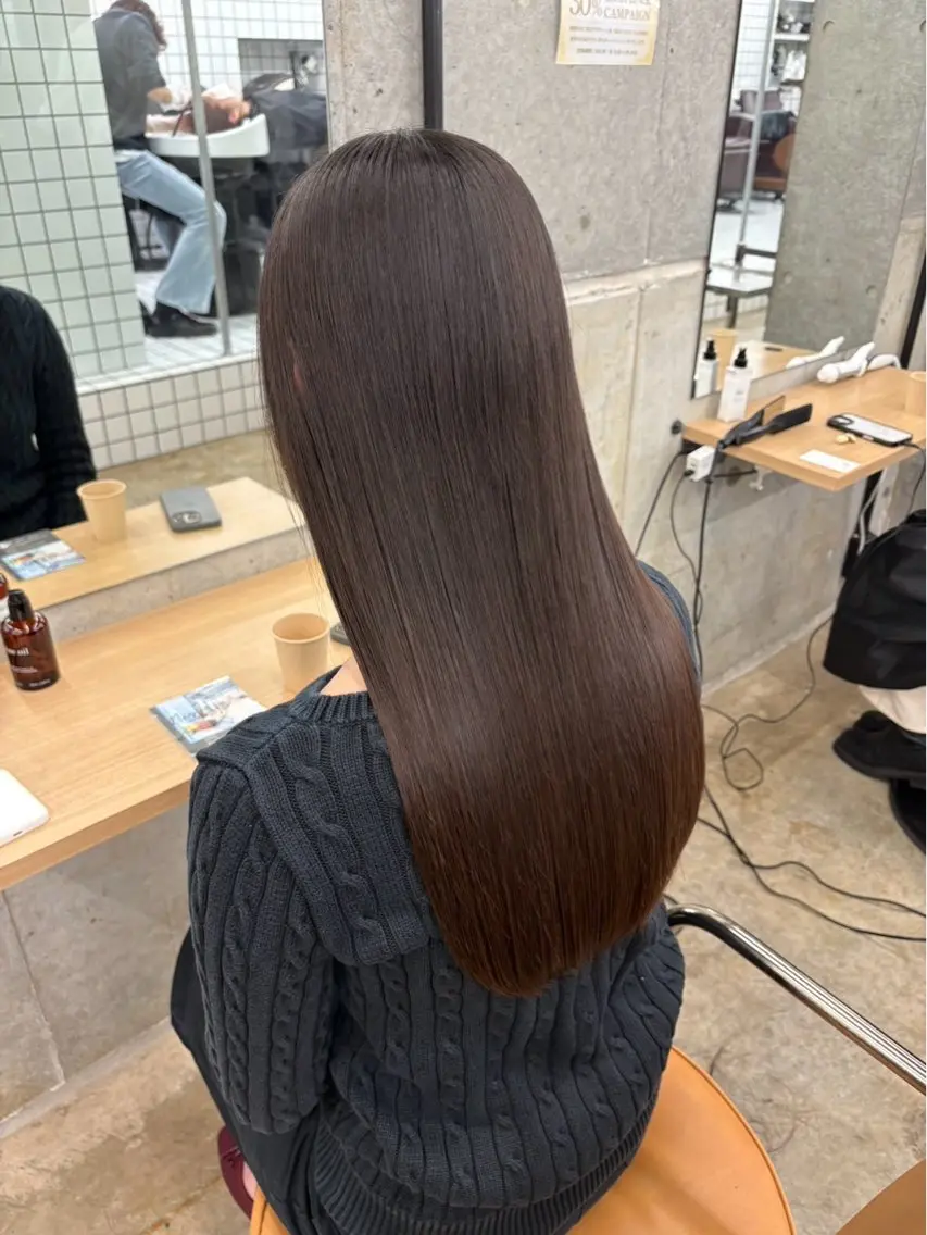 ロング カラー カット ヘアカラー ✨️艶ハイトーン特化 ✨️佐藤望のヘアスタイル