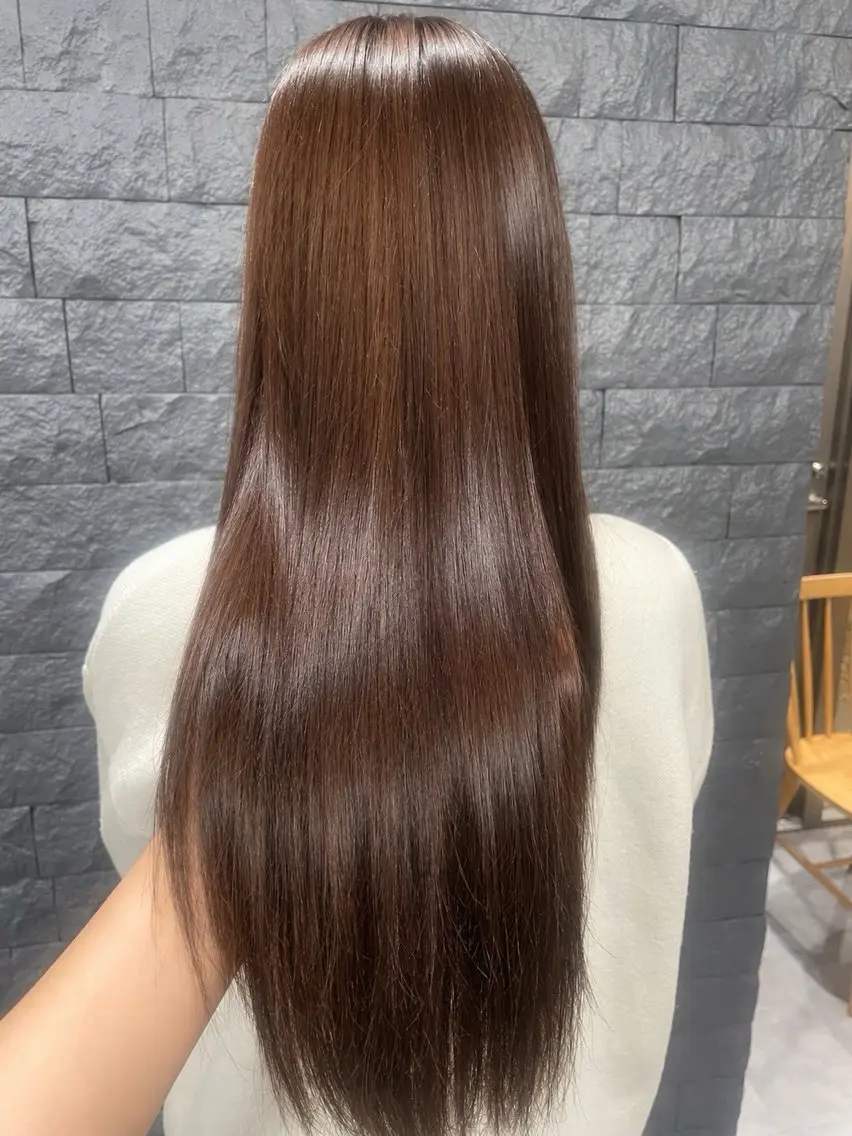 ロング カラー 髪質改善 長澤 理江のヘアスタイル