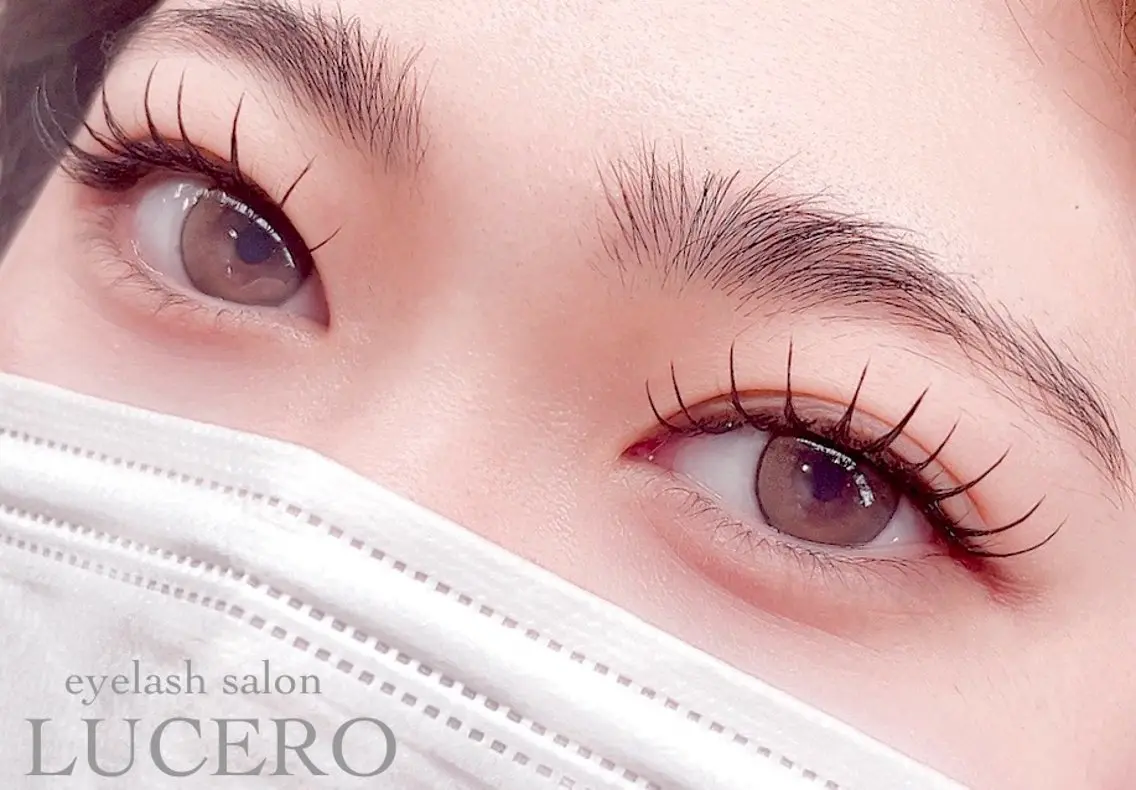 マツエク・マツパ フラットラッシュ マツエク LUCERO eyelashのマツエク・マツパデザイン
