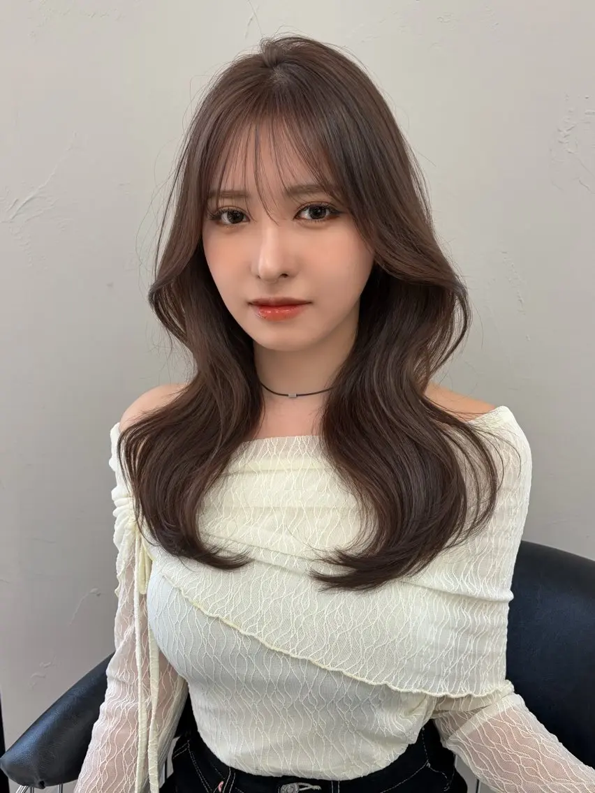 ロング 髪質改善 似合わせカット カット ヘアカラー トリートメント レイヤー/髪質改善 /Senne竹下のヘアスタイル