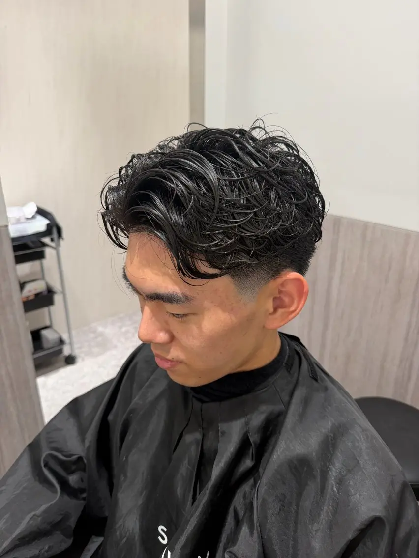 パーマ メンズ カット ヘアカラー 個室サロンKAITO メンズ特化美容師のヘアスタイル