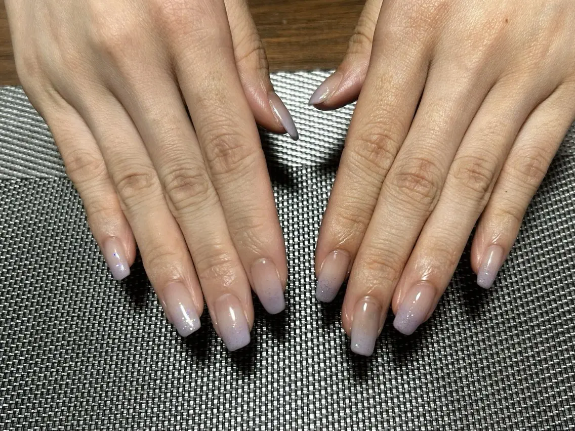 ネイル パープル ハンドネイル i nailのネイルデザイン