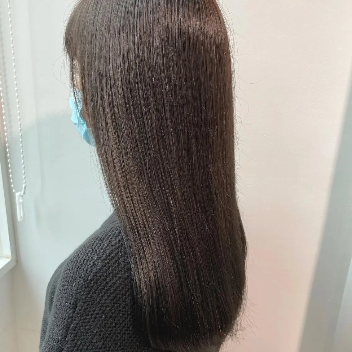 ミディアム カラー ブリーチ ブラウンカラー ショコラグレージュ チョコレートブラウン ダークブラウン カット ヘアカラー トリートメント 透明感カラー/ レイヤー　YUKAのヘアスタイル