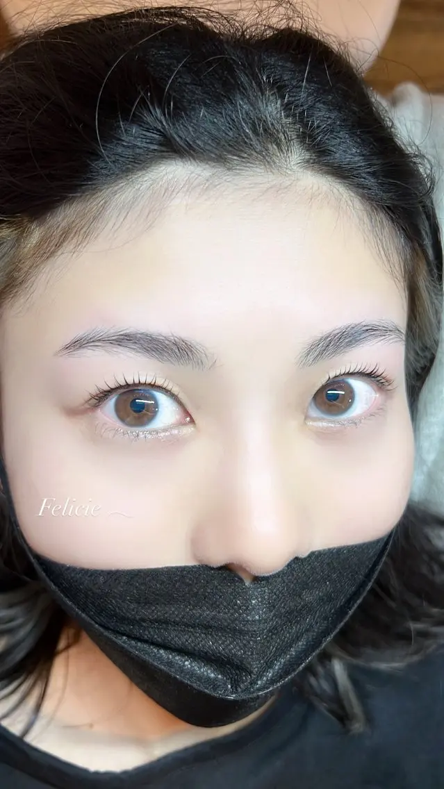 マツエク・マツパ アイブロウ 一重×まつ毛パーマ ワックス脱毛 眉カット その他(アイブロウ) Felicie＊ Sayakaのマツエク・マツパデザイン