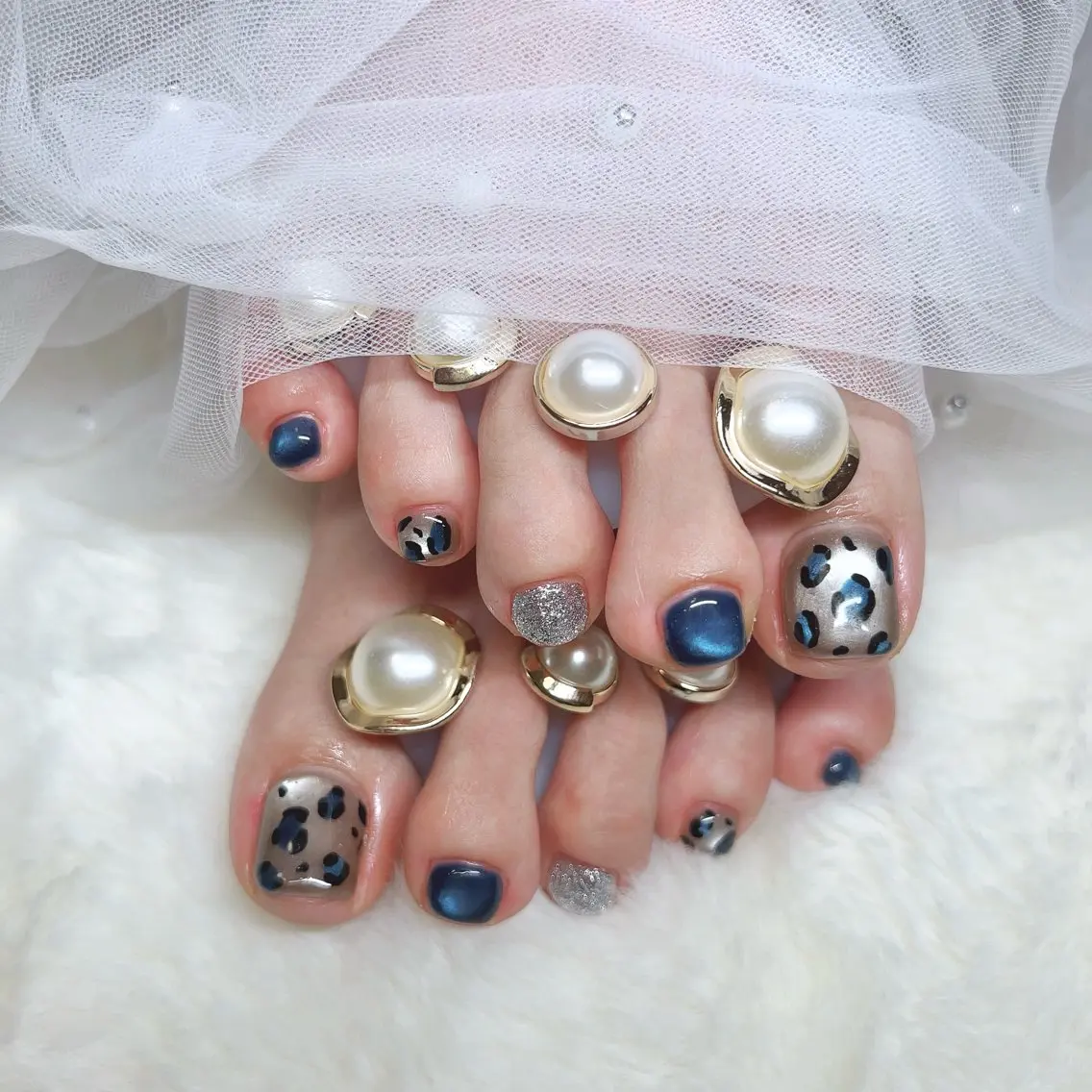 ネイル アニマル柄 ハンドネイル Nail salon Magのネイルデザイン