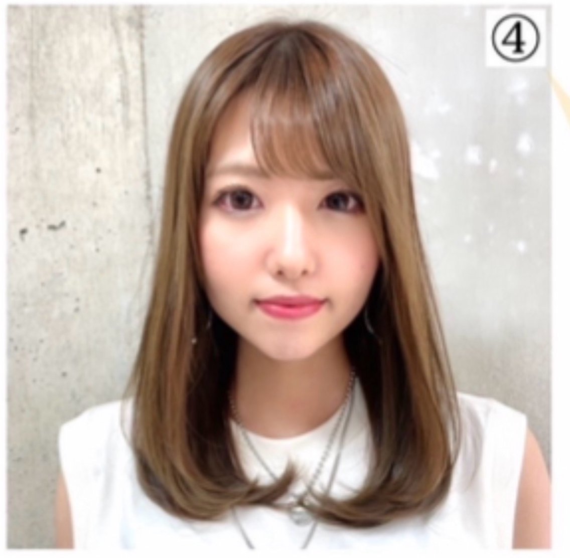 ミディアム 平田 一成のヘアスタイル