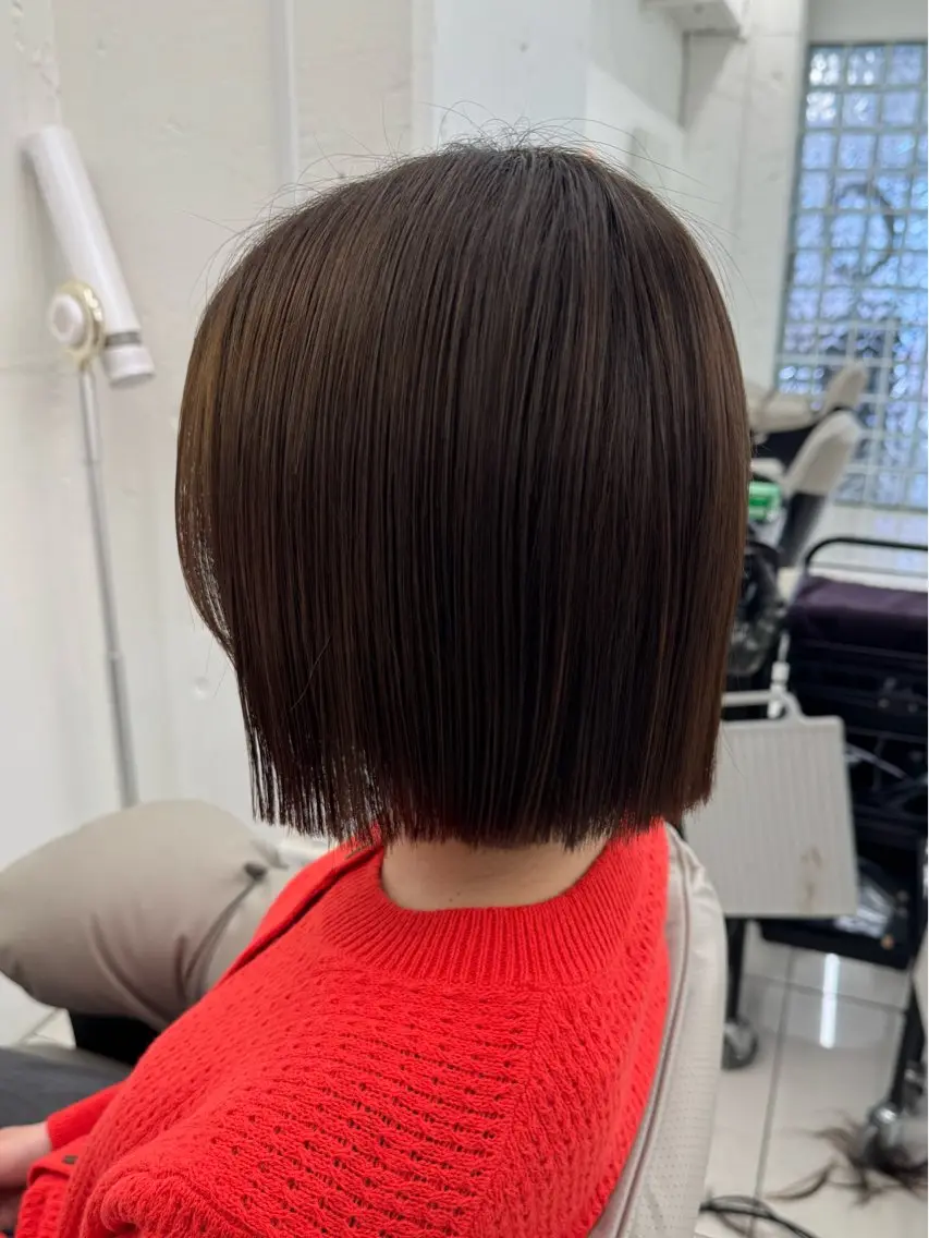 ミディアム 切りっぱなしボブ ボブ Nene ／Roverのヘアスタイル