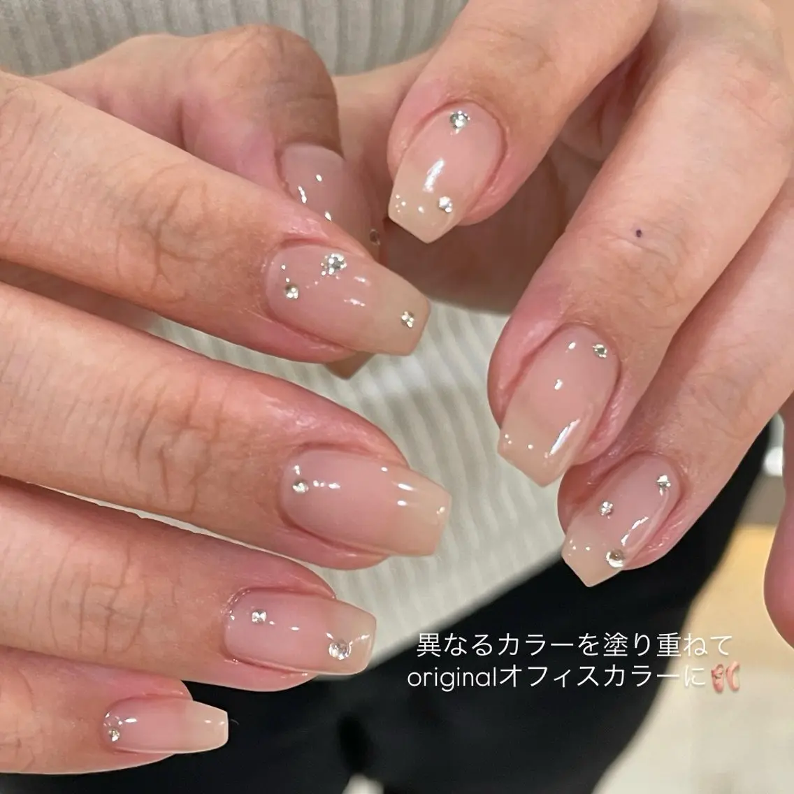 ネイル ストーンネイル ハンドネイル you (ユウ)のネイルデザイン