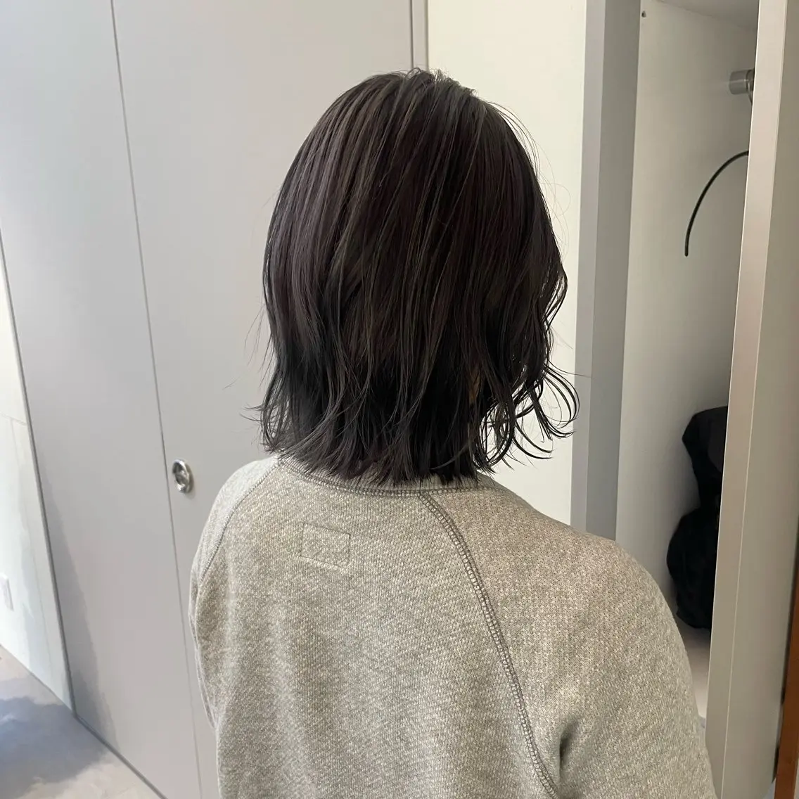 ショート カラー ベージュカラー ブリーチ 透明感カラー ダブルカラー ヘアカラー トリートメント 髪質改善カラー/ボブ 🌻Mutsumiのヘアスタイル