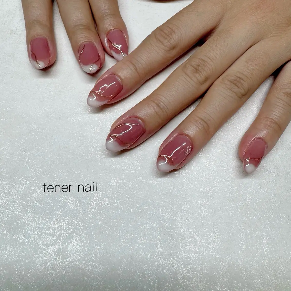 ネイル フレンチネイル ハンドネイル テネルネイル tener nailのネイルデザイン