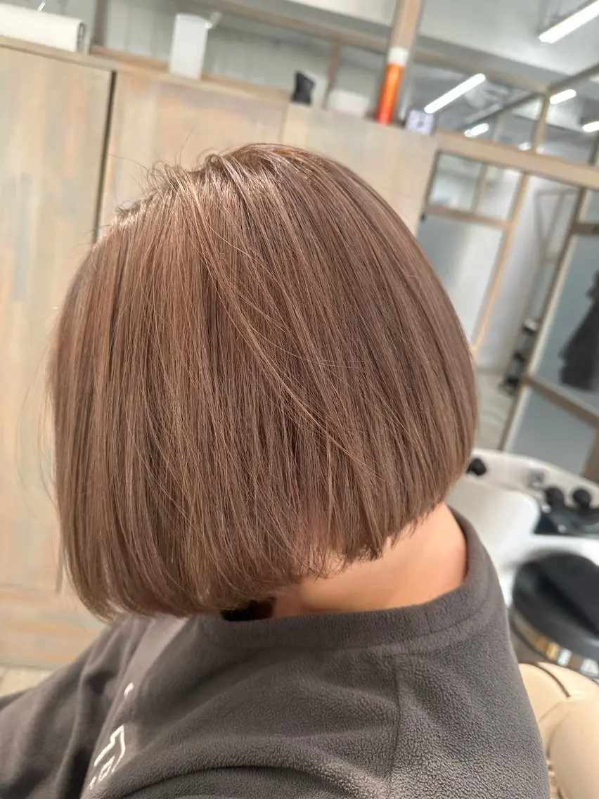 ショート カット ヘアカラー トリートメント 佐藤 はるとのヘアスタイル