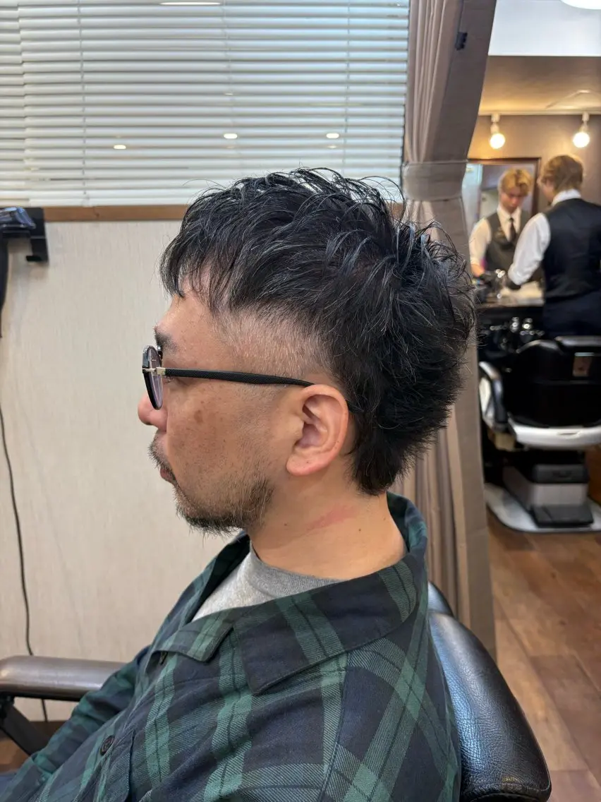 ショート マレットヘア 松﨑 香生のヘアスタイル