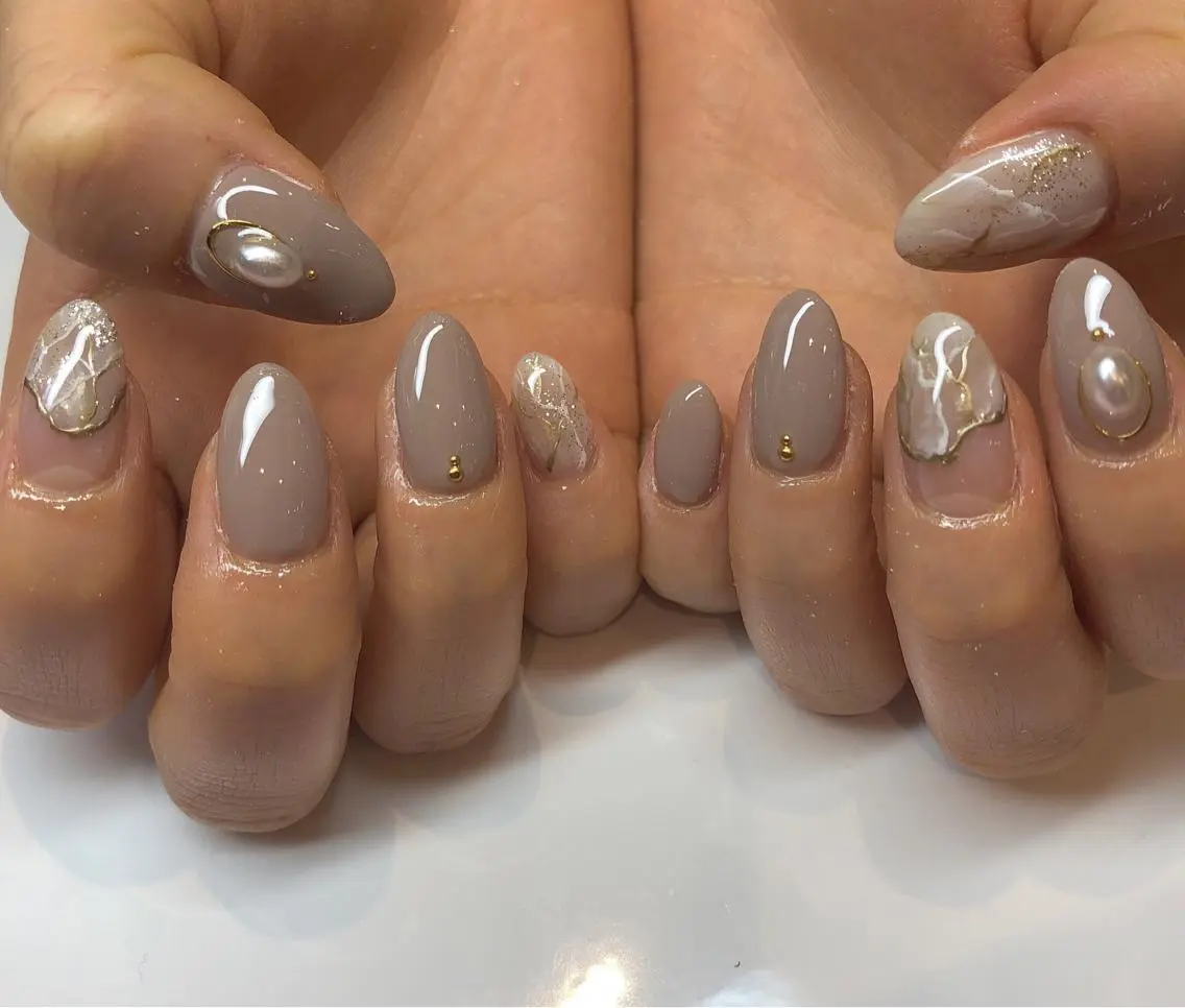 ネイル ハンドネイル 鶴田୨ৎmaison de NALIのネイルデザイン