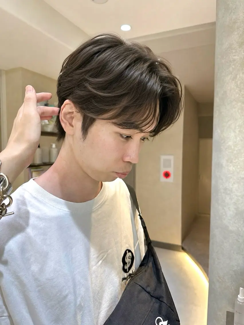ショート メンズ メンズパーマ カット パーマ メンズ特化美容師 /内田将太のヘアスタイル