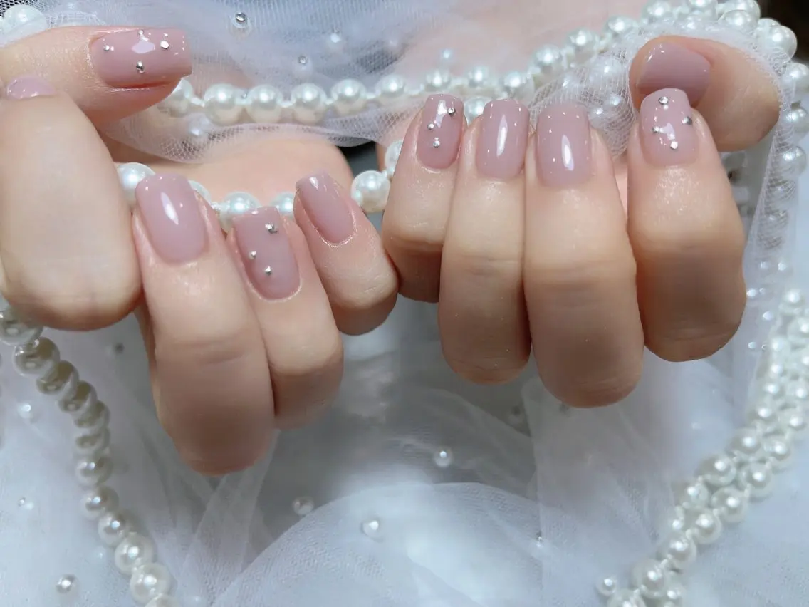 ネイル アートネイル フラッシュネイル フレンチネイル ガラスフレンチ グラデーション M2beauty Renaのネイルデザイン