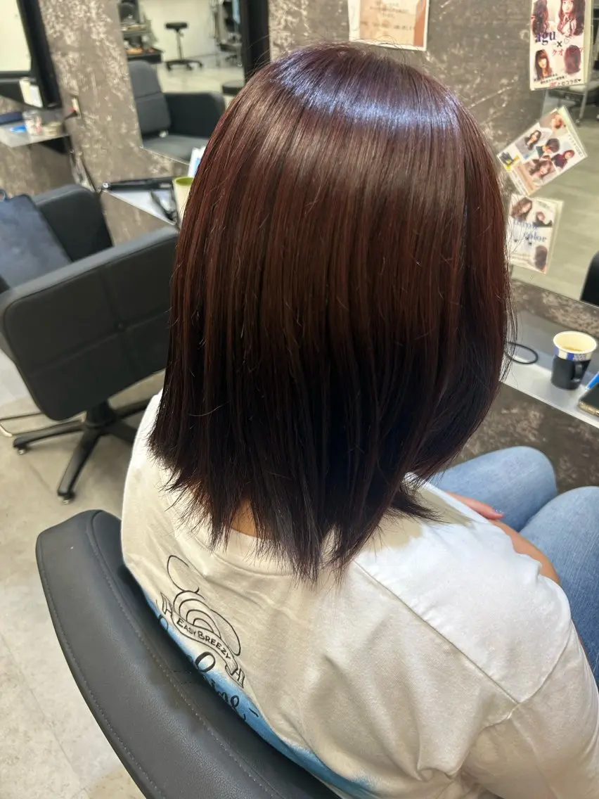 ミディアム ヘアカラー Agu/ㅤ⠀ ななみんのヘアスタイル