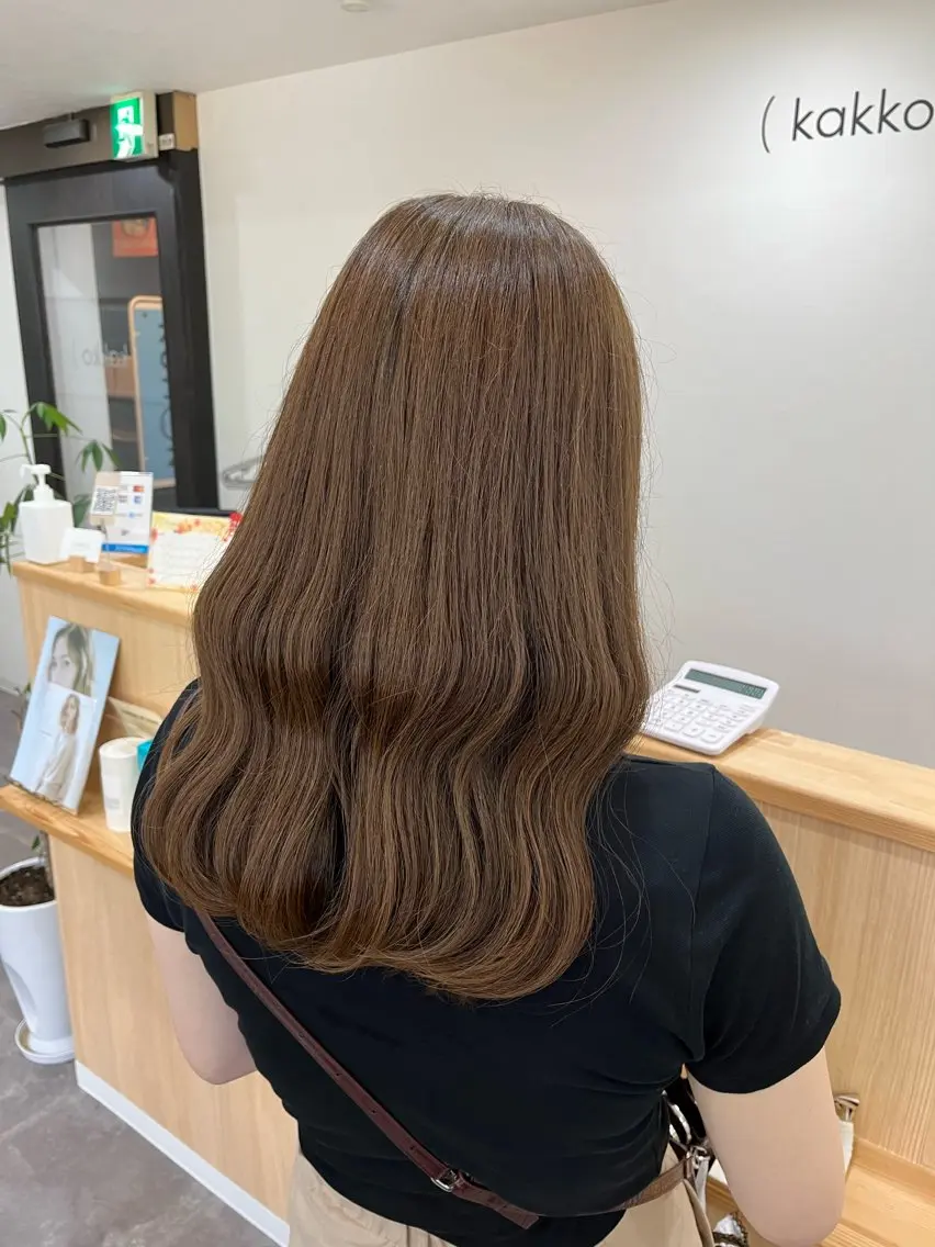ロング カラー カット ヘアカラー トリートメント (kakko) ayumiのヘアスタイル
