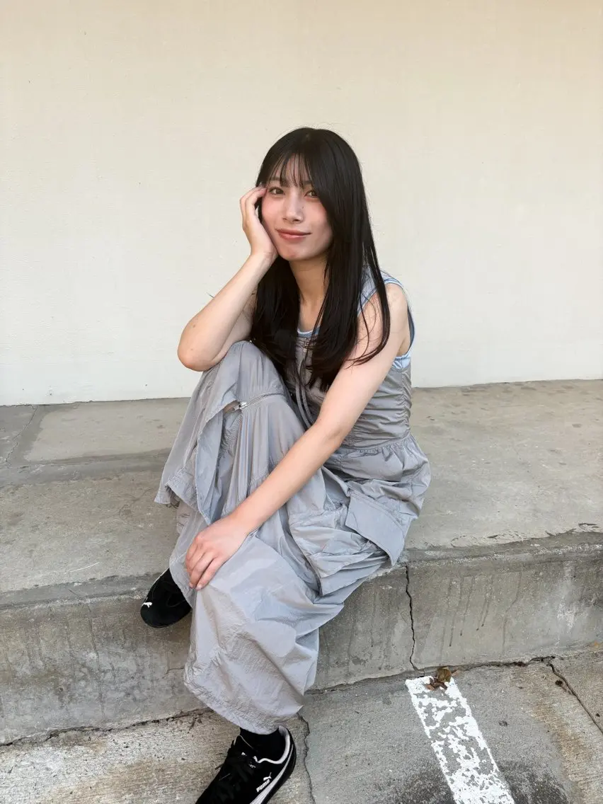 ロング レイヤーカット minmi .SUIのヘアスタイル