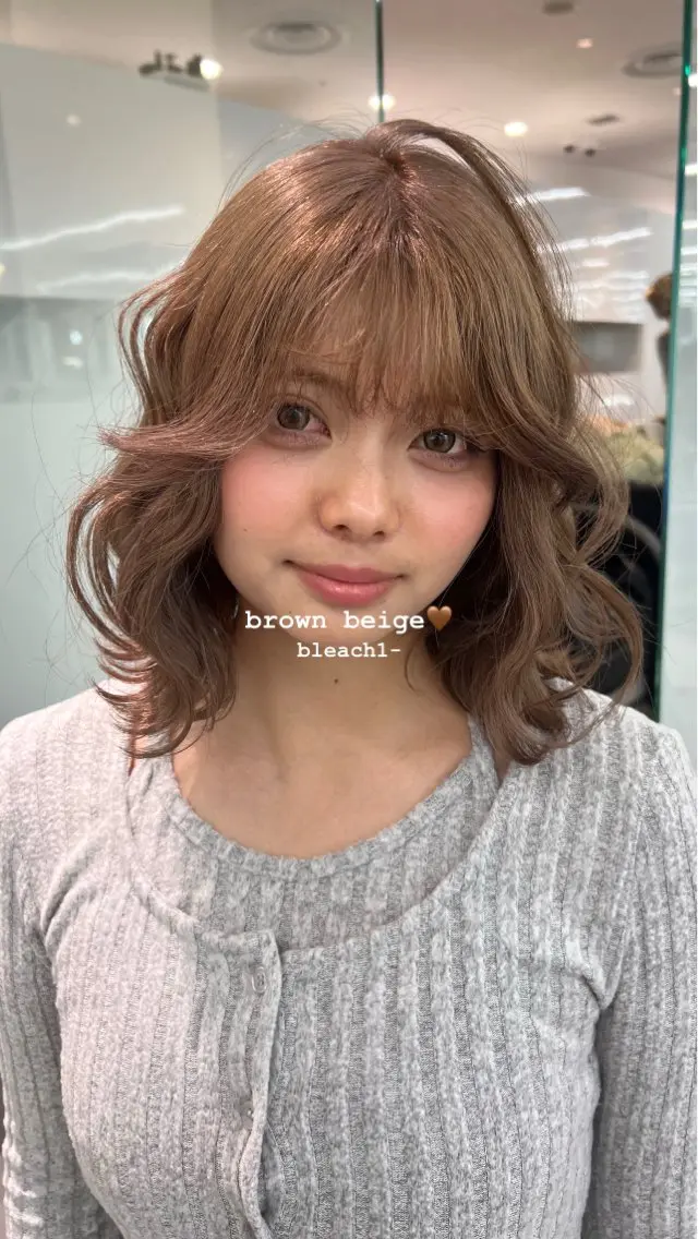 カラー 透明感カラー レイヤー特化/渋谷 rinのヘアスタイル