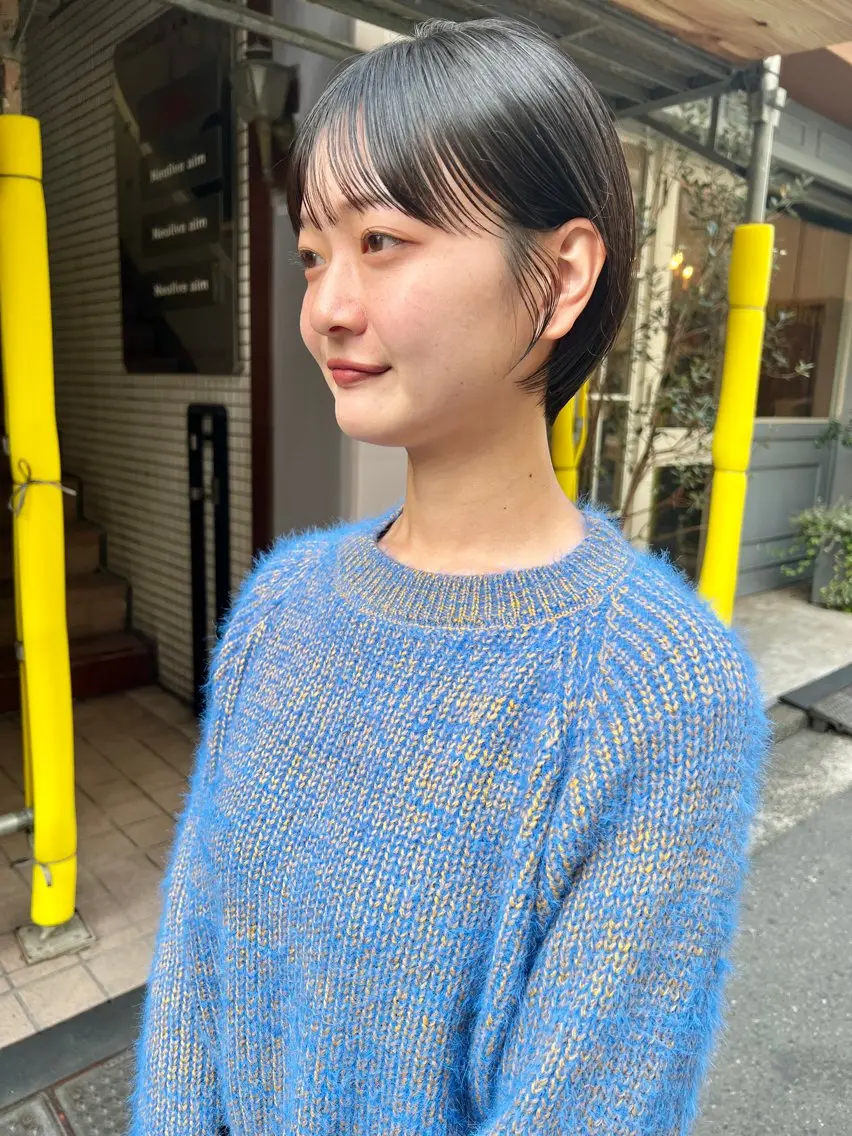 ショート ボブ ショートヘア カット ヘアカラー トリートメント 🌿ショート🌿 パーマ🌿淳平のヘアスタイル