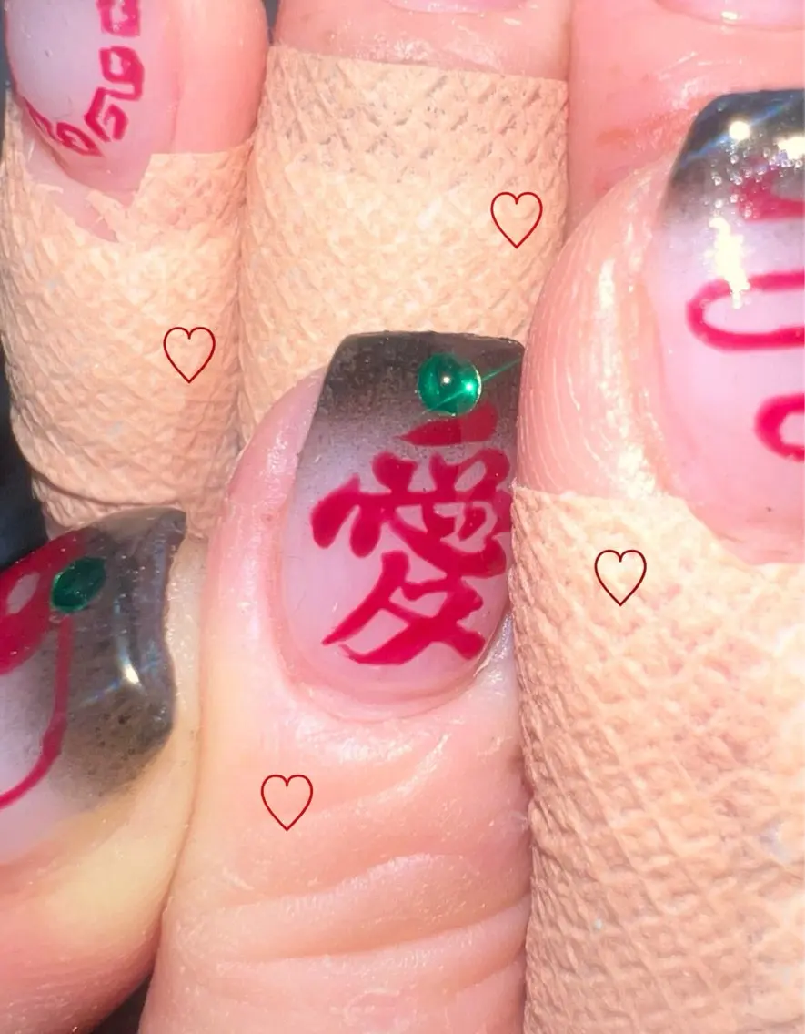 ネイル ハンドネイル Hata nail 🎀個性派ニュアンスのネイルデザイン