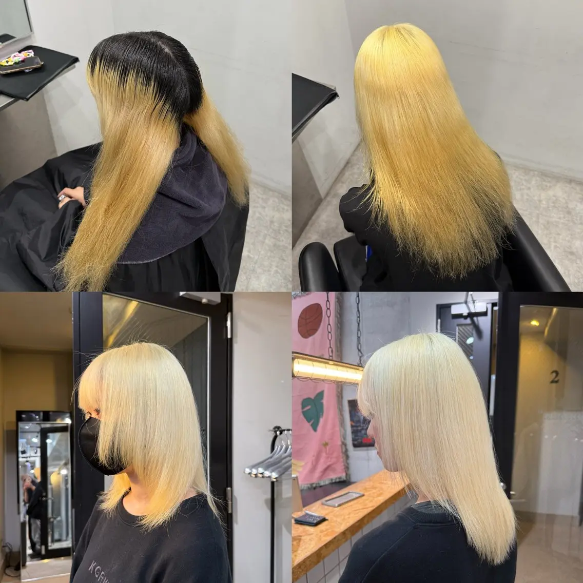 ミディアム カラー ヘアカラー 【🥀履歴修正🥀】 ハイトーン職人/拓真のヘアスタイル