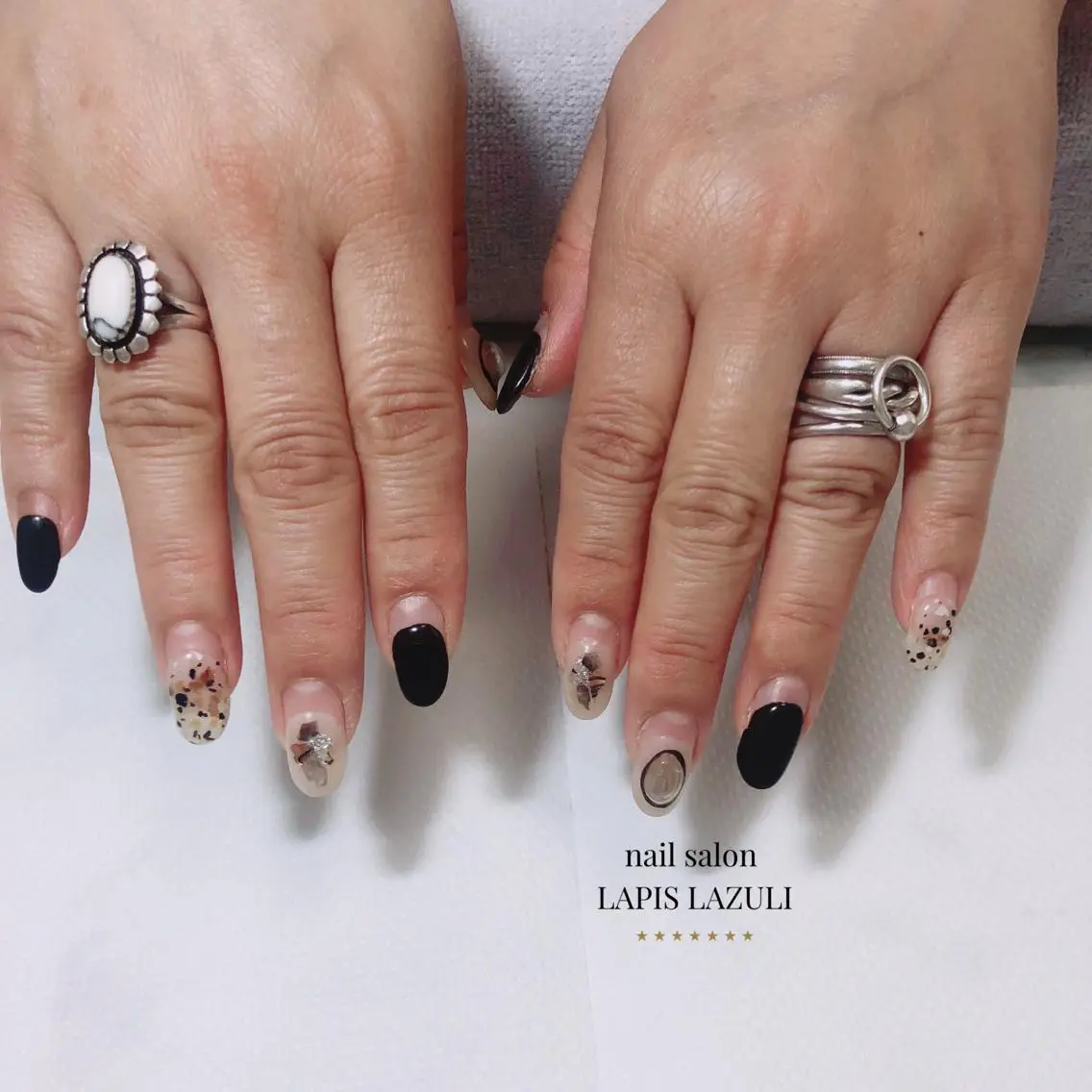 ネイル nail salon ラピスラズリのネイルデザイン