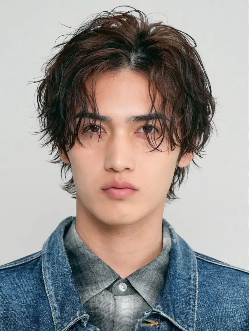 パーマ スパイラルパーマ カット パーマ 都築 宏哉のヘアスタイル