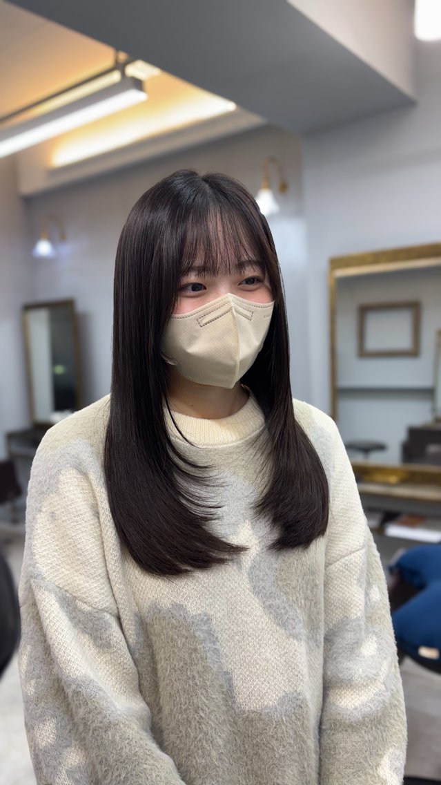 ロング 佐藤 宰 OZ桑野店のヘアスタイル
