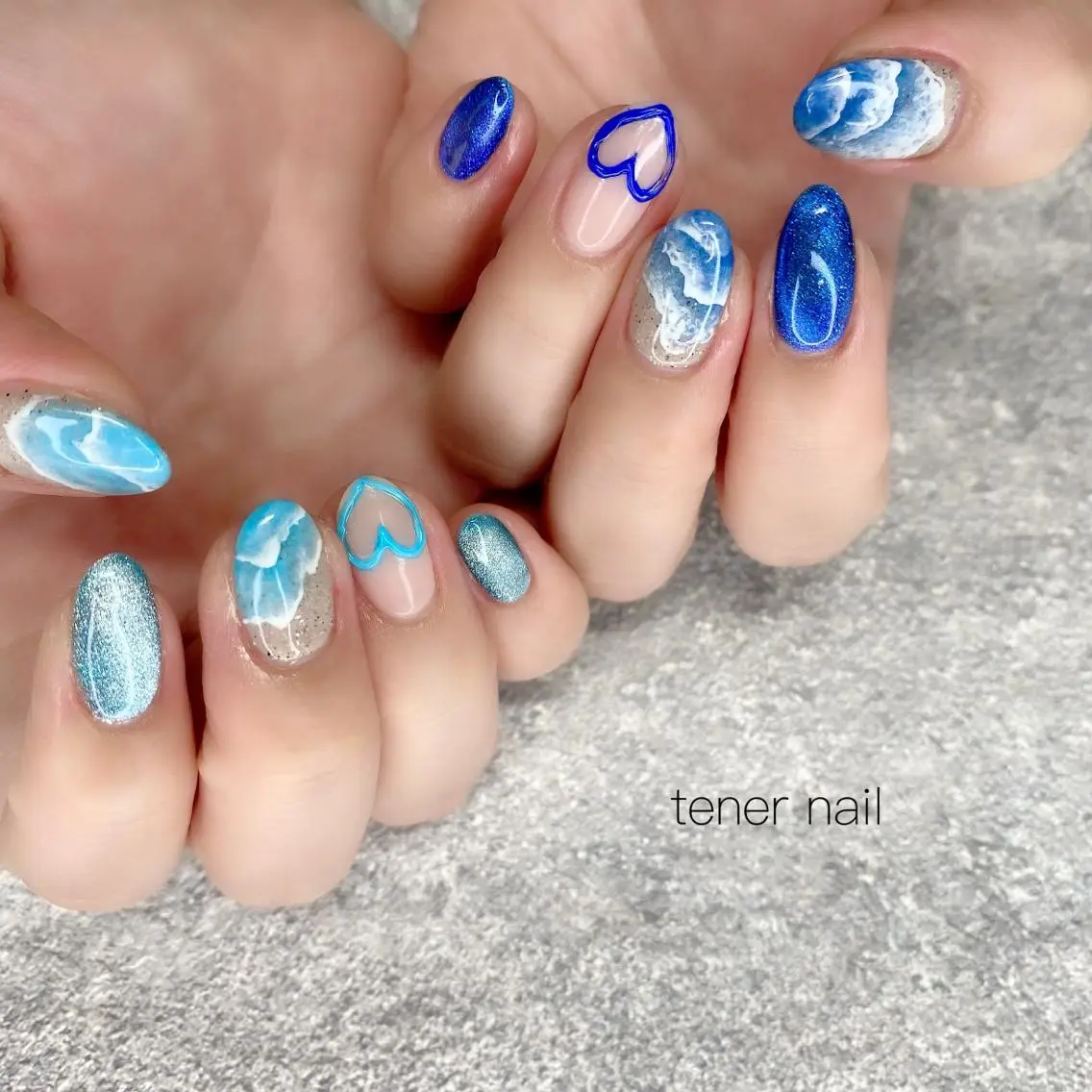 ネイル 夏ネイル テネルネイル tener nailのネイルデザイン
