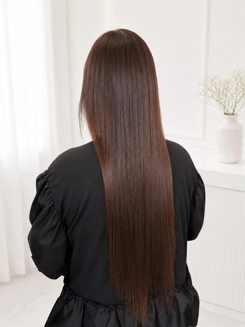 カット 縮毛矯正 トリートメント 【Earth平塚】 野首のヘアスタイル