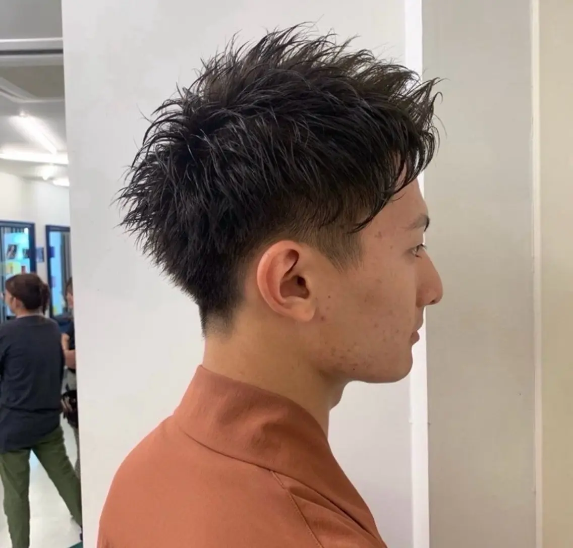 メンズ カット 安藤 ひなたのヘアスタイル