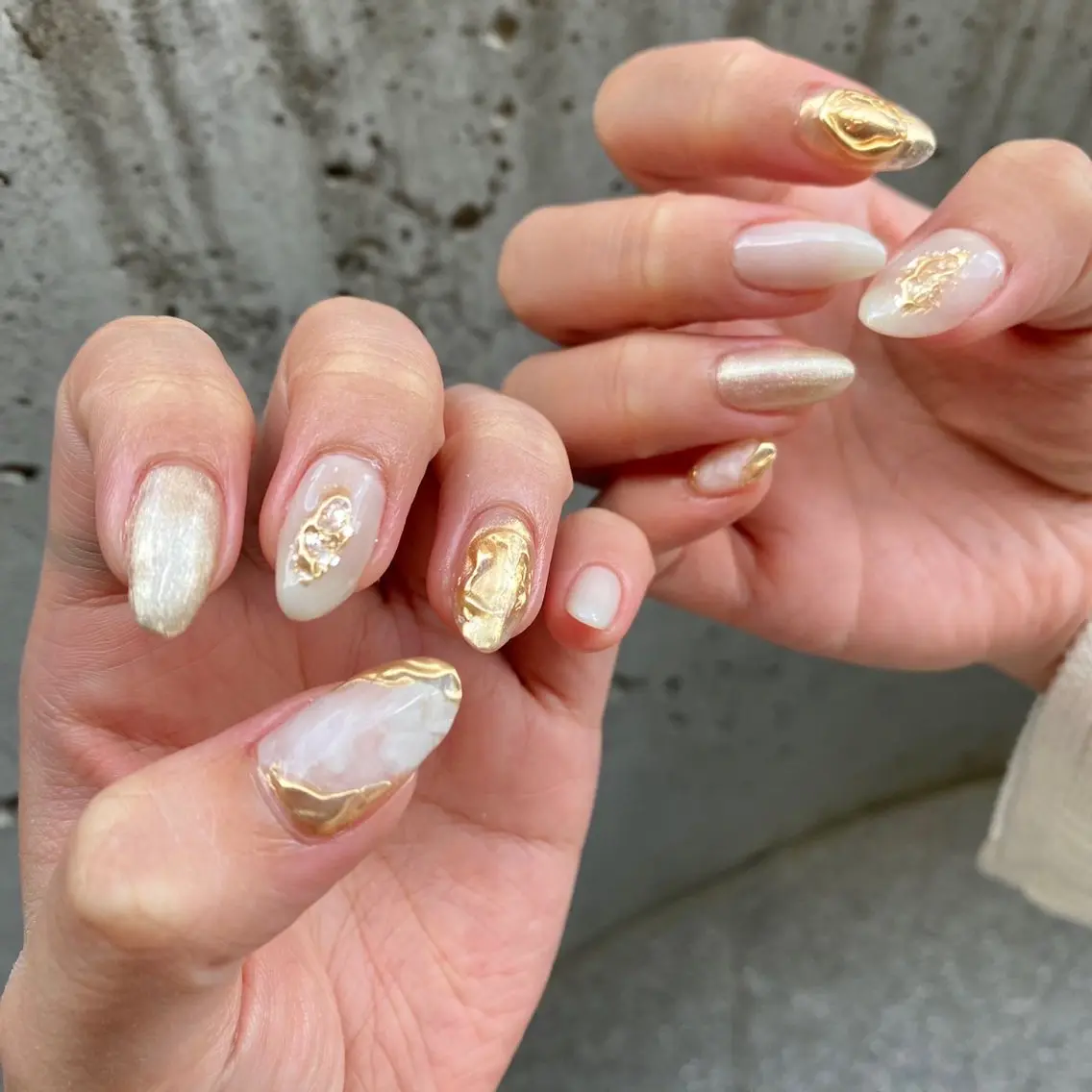 ネイル ハンドネイル 長谷川 奈緒美のネイルデザイン