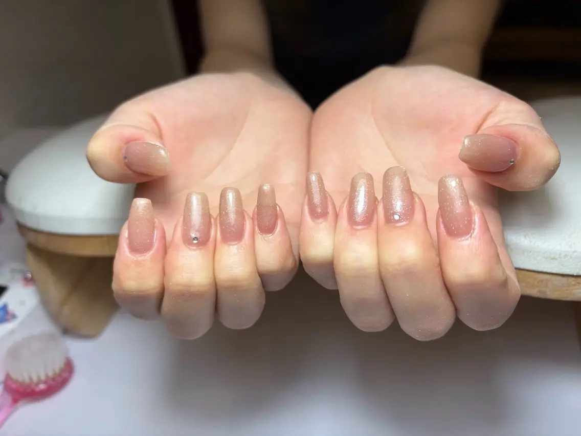 ネイル ハンドネイル 🎀 アネラ しま  🎀のネイルデザイン