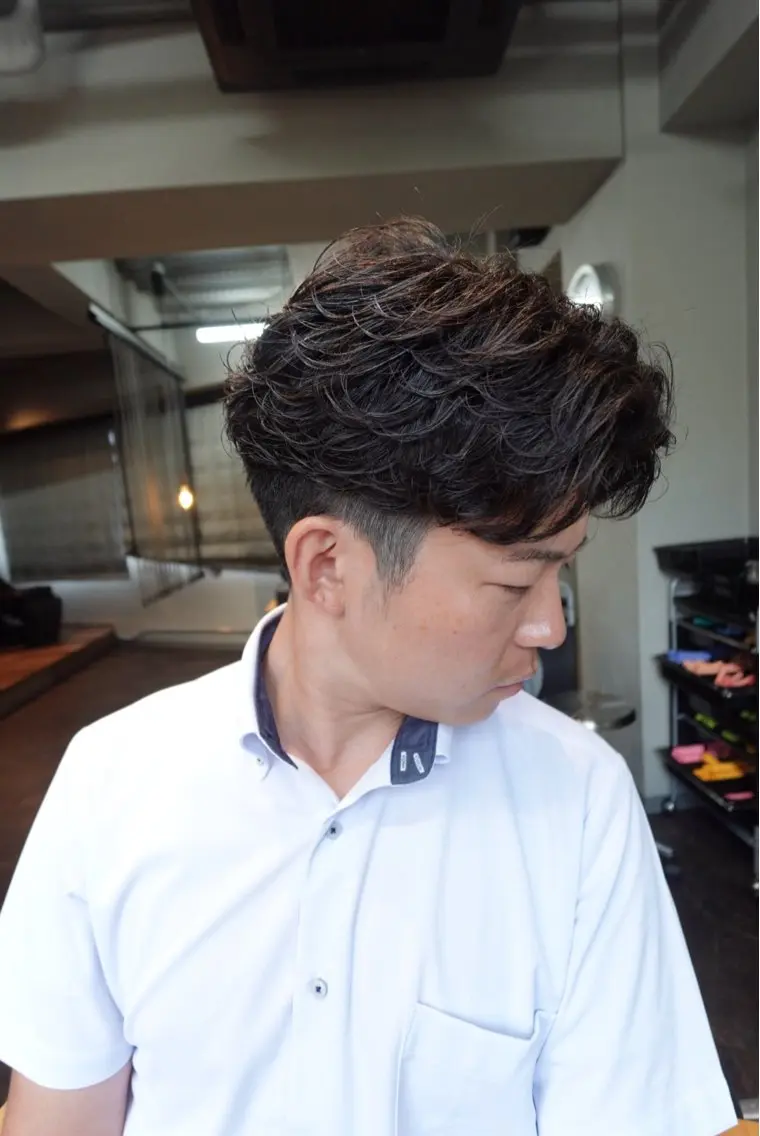 パーマ メンズ メンズパーマ専門店 【店長】⚜️イチカワのヘアスタイル