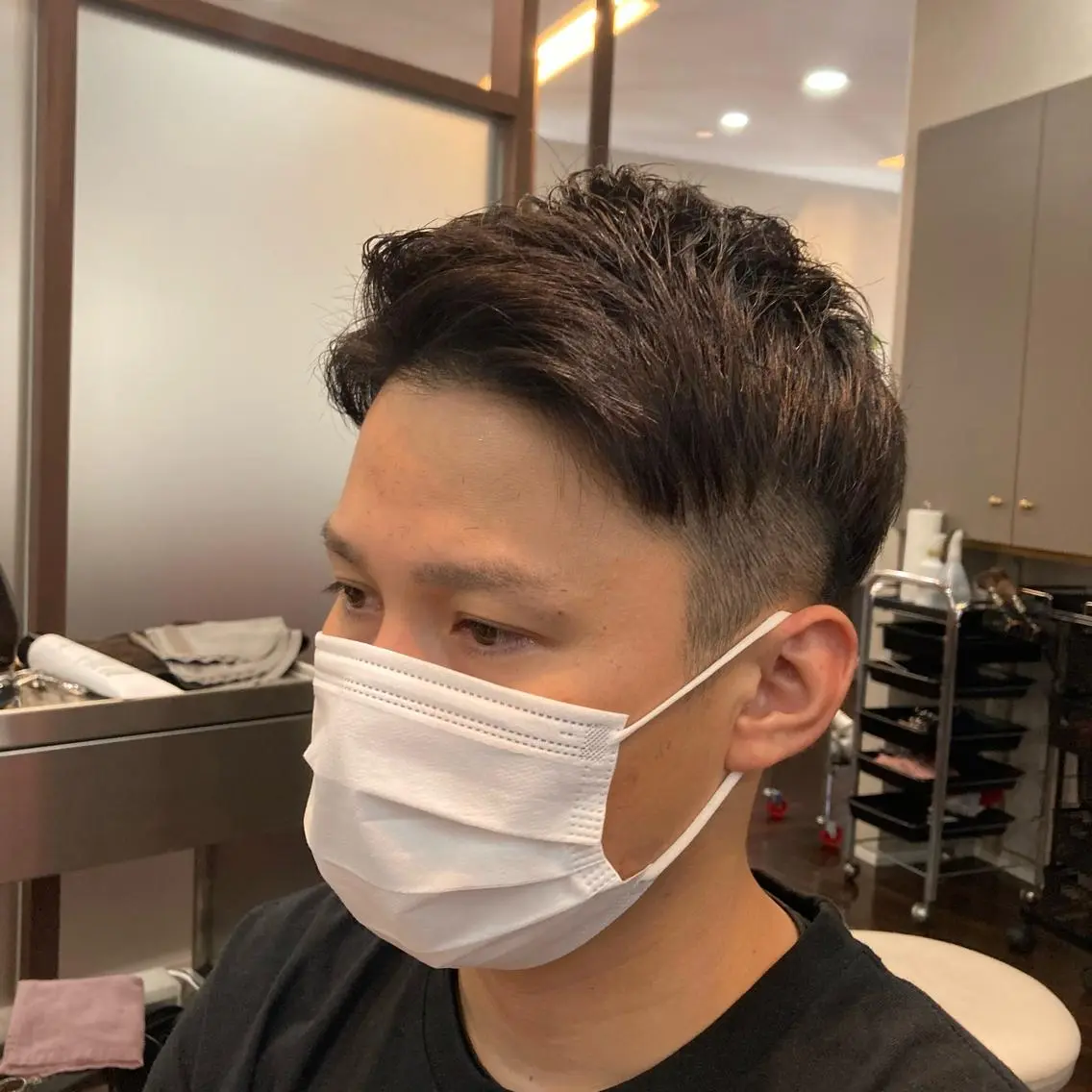 ショート カット 藤森 達也のヘアスタイル