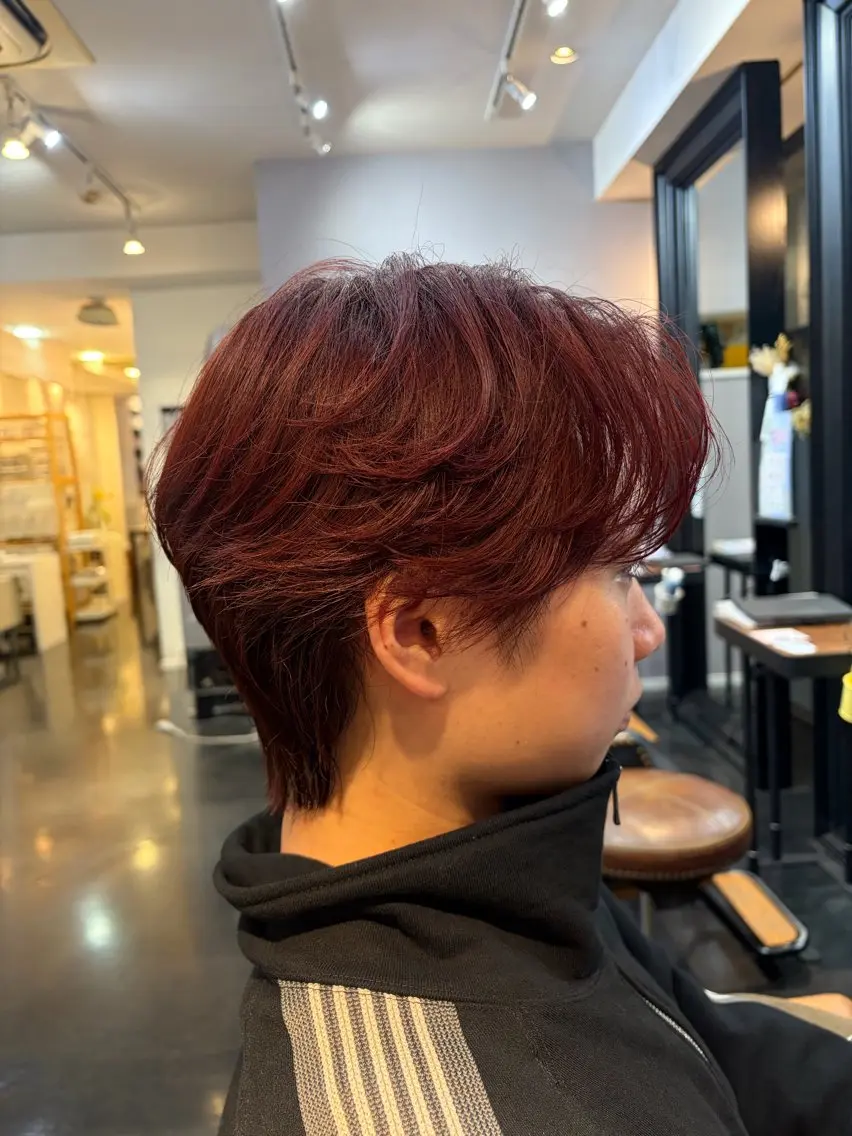 カラー メンズ 田邉 莉陸のヘアスタイル