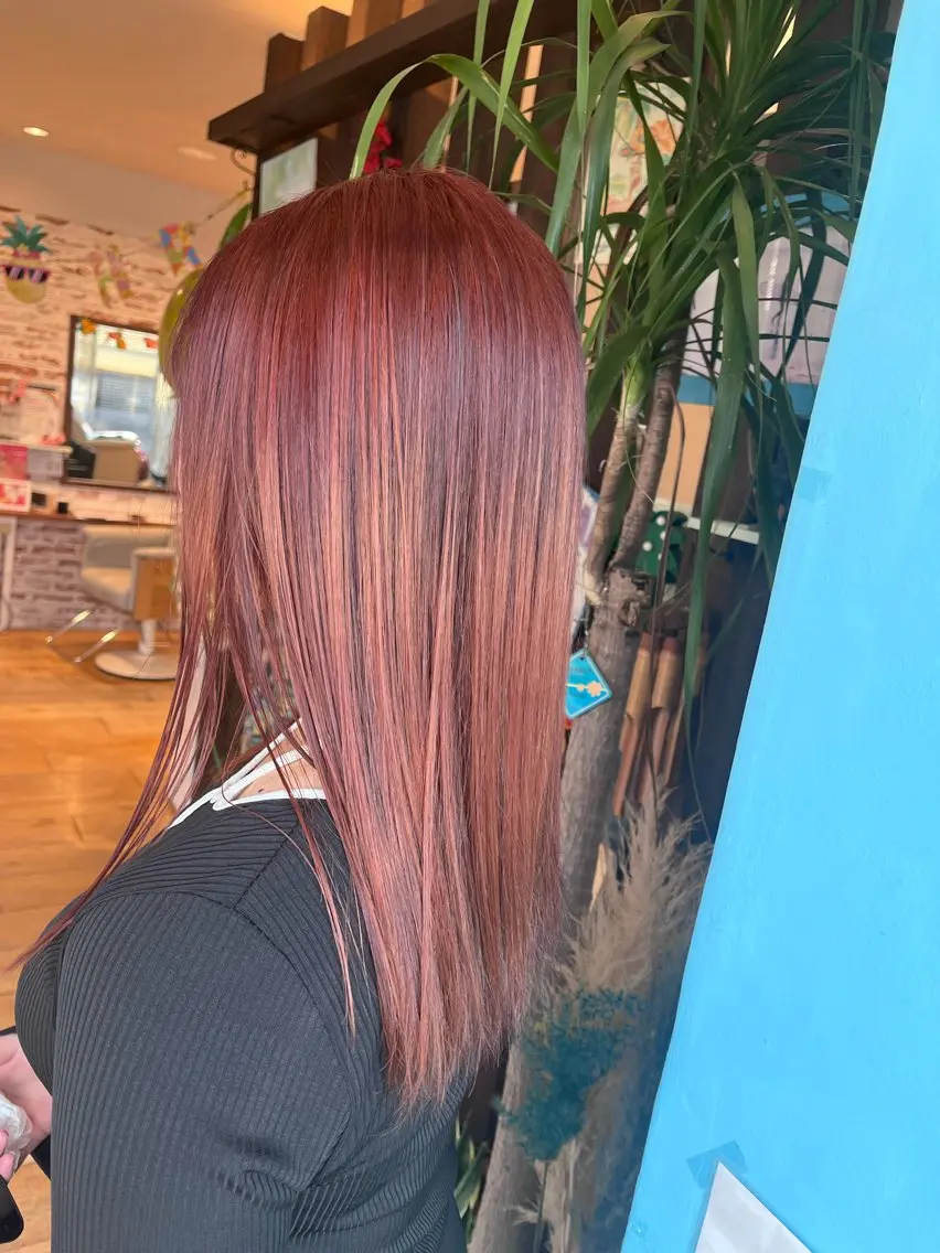 艶感アップ⤴️ワンカラー+トリートメント+5分ドライスパ🌟の写真