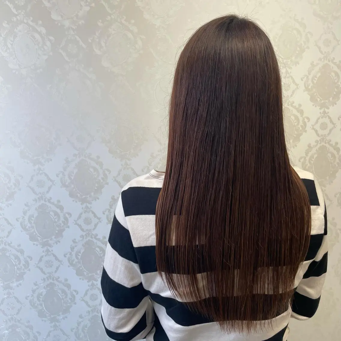 ロング 縮毛矯正 erina💖 CLUTCH天王寺のヘアスタイル