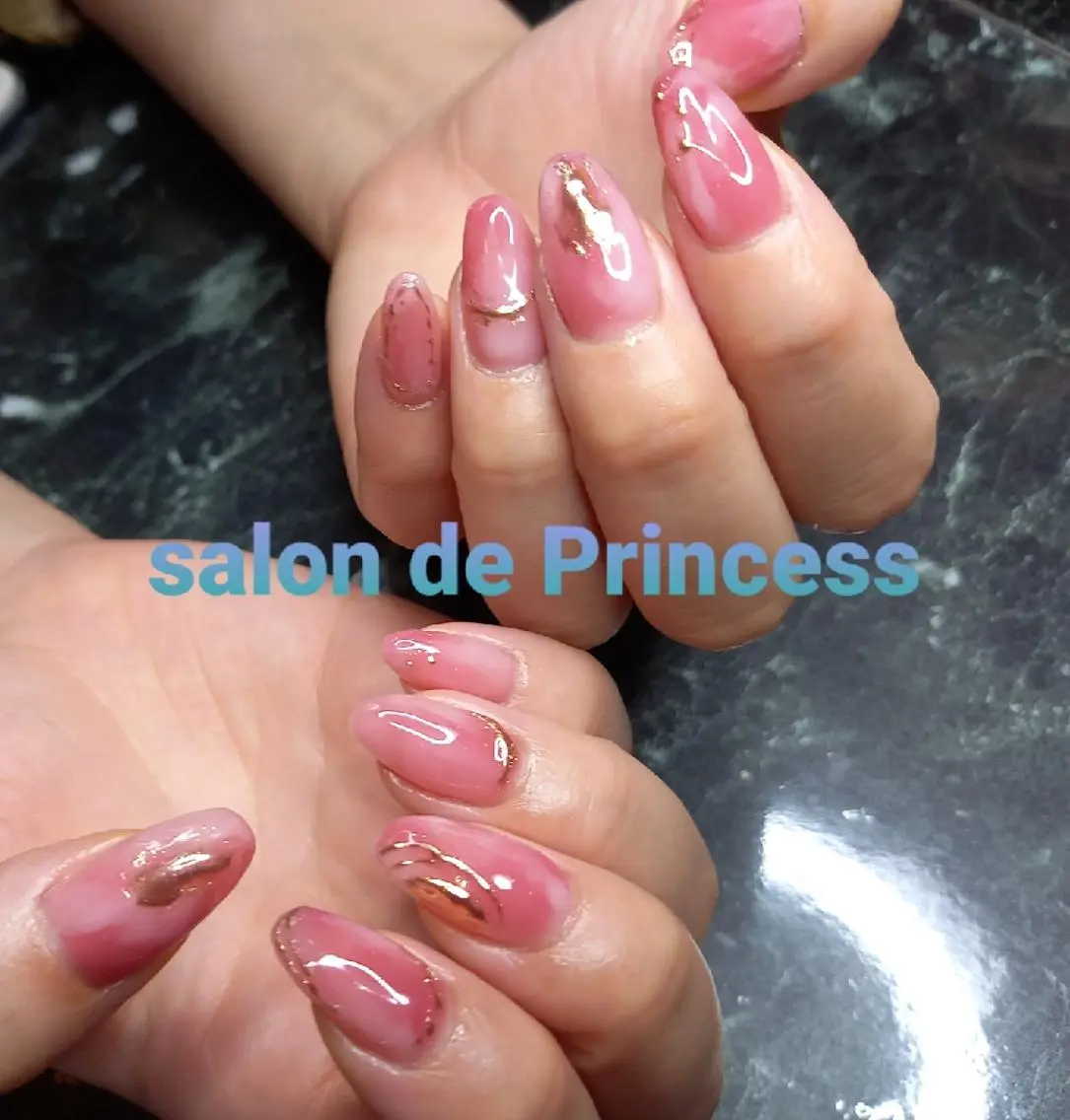 ネイル 大理石ネイル(マーブル) salon de  Princessのネイルデザイン