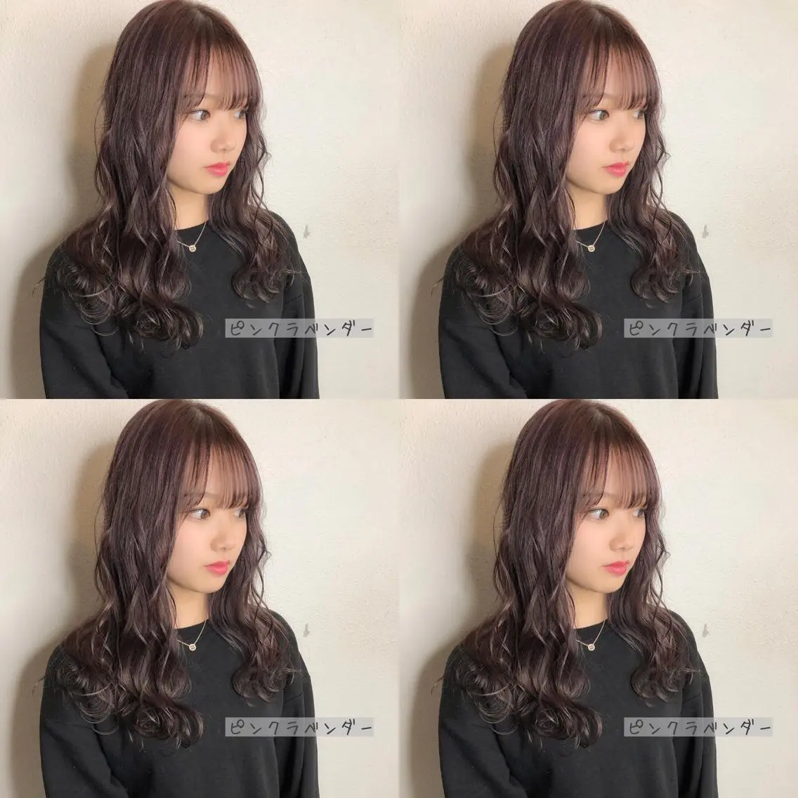 セミロング カラー ブリーチ あさだ しゅうたろうのヘアスタイル